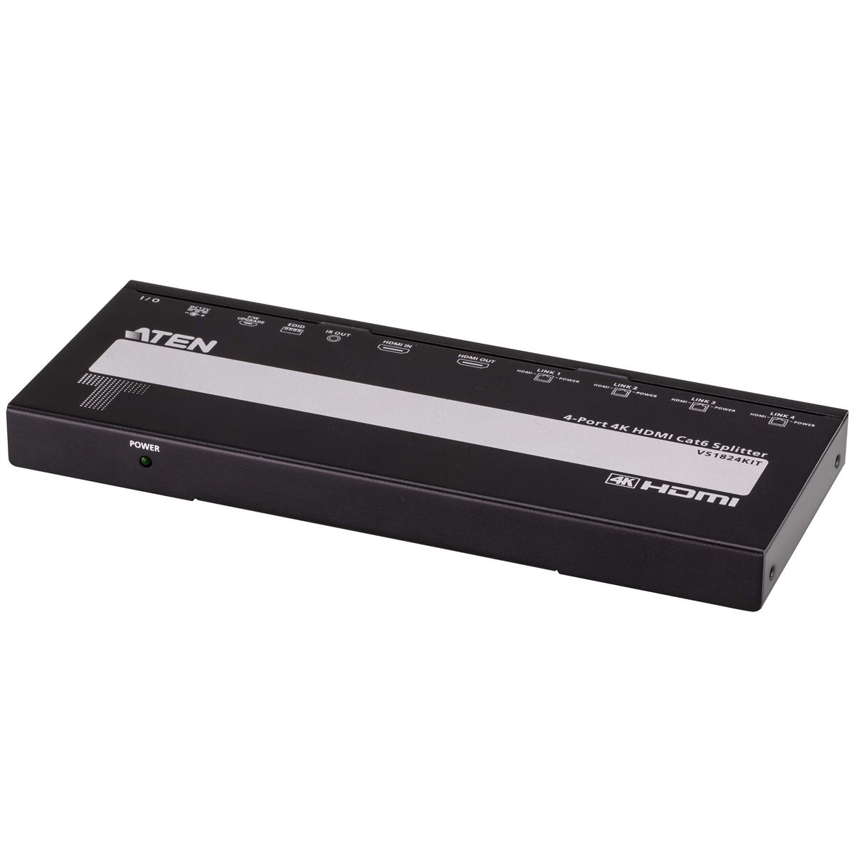 ATEN VS1824KIT 4-poorts 4K HDMI Cat6-splitter met 4 ontvangers