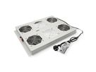 ROLINE 19-inch roof-mounted fan unit 4 fans, Thermostat grey