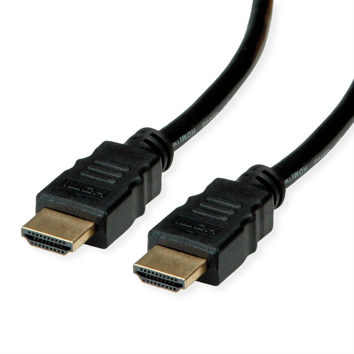 ROLINE RM 8K HDMI Ultra HD-kabel met ethernet, Male/Male, zwart, 2 m