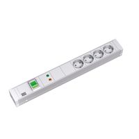 BACHMANN 19" PDU 1,5U 4xCEE7/3, Schakelaar
