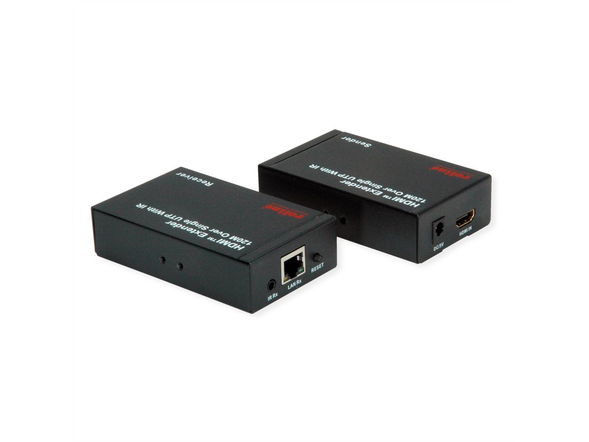 ROLINE HDMI over IP Extender, 1080P, 120 m, W/IR