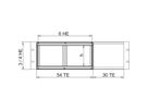 SCHROFF Board Cage for Horizontal Board Installation, 4 U, 28 HP