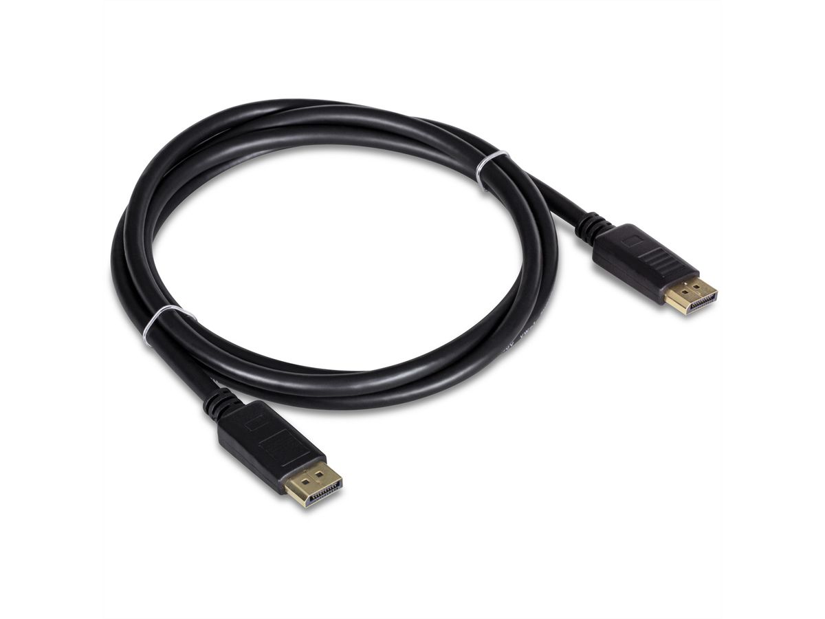 TRENDnet TK-DP06/2 DisplayPort 1.2 Kabel, 2 Stuks, zwart, 1,8 m