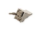SCHROFF Inserter/Extractor Handle Type IEL, Grey Lever, Black Button, Bottom, 10 Pieces