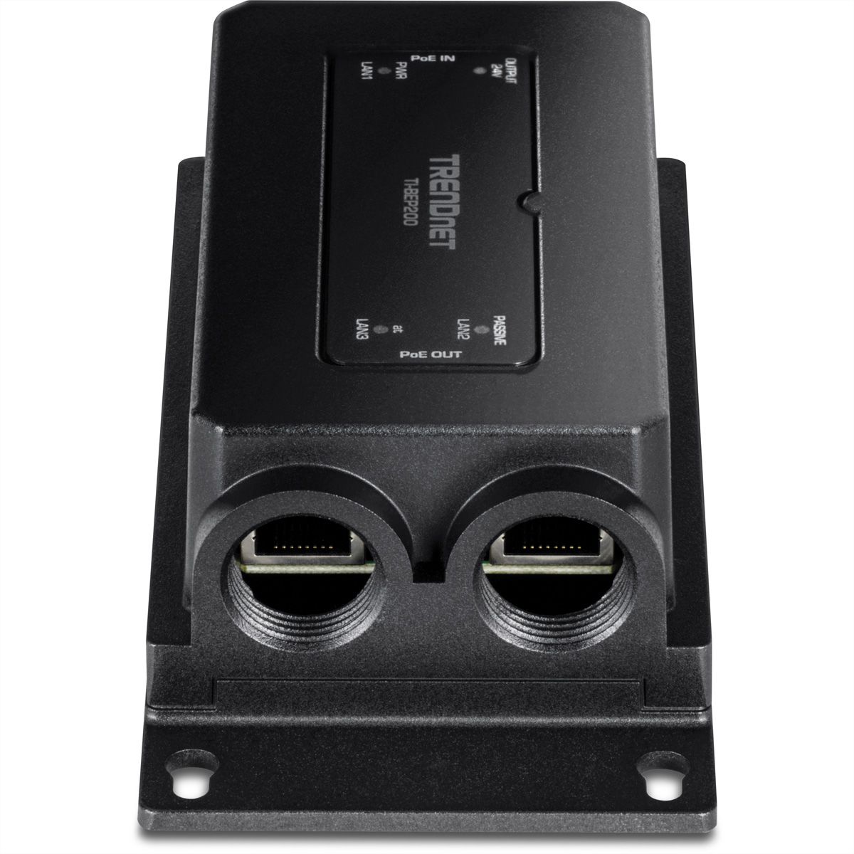 TRENDnet TI-BEP200 Outdoor PoE+ Extender, 2-Port Industrial Gigabit Aktiv/Passiv