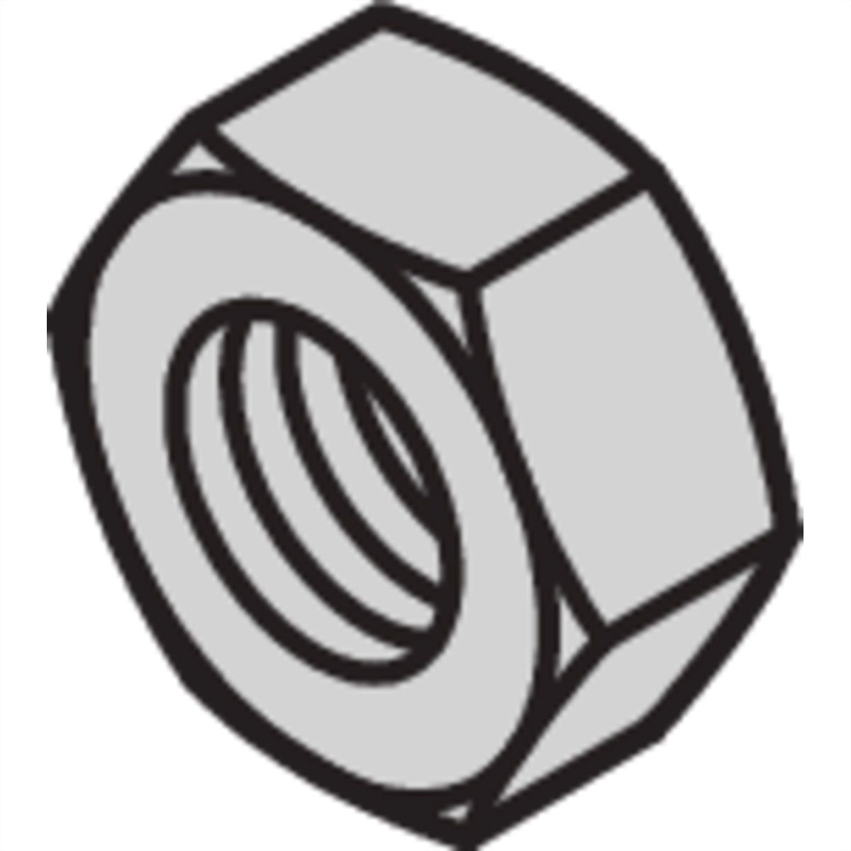 SCHROFF Hexagonal Nut, M2.5