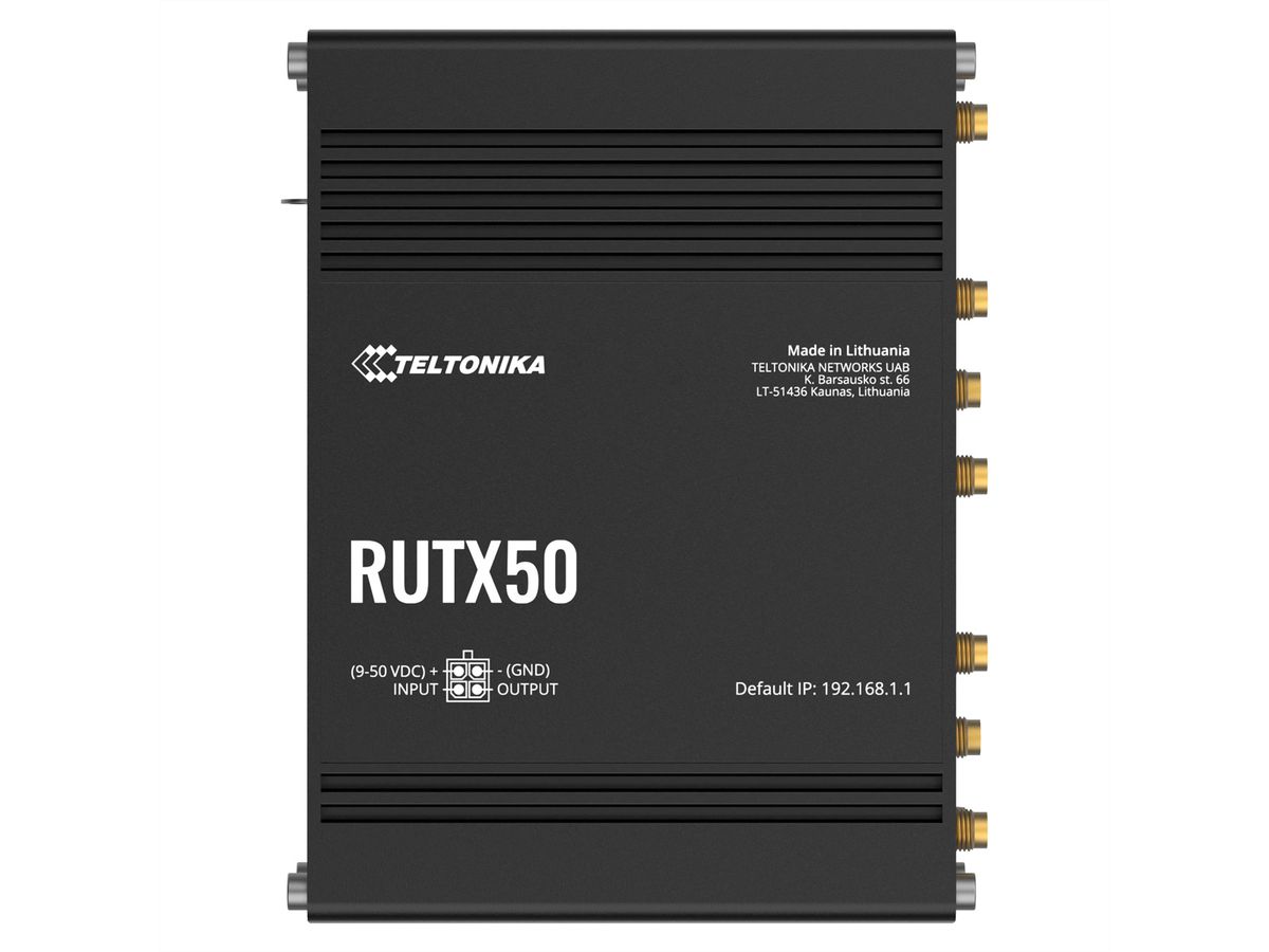 TELTONIKA RUTX50 5G/4G/LTE Industriële router