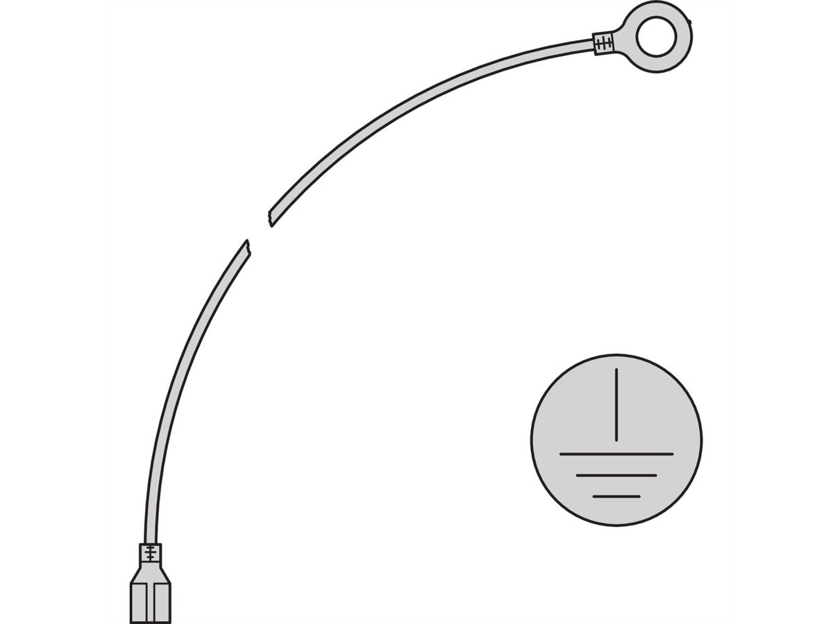 SCHROFF Comptec GND/Oortelkit voor behuizingen met stalen deksel (> 4 HE)