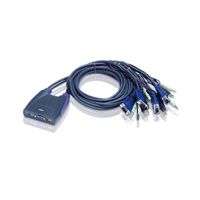 ATEN CS64US KVM switch VGA, USB, audio, 4 poorts