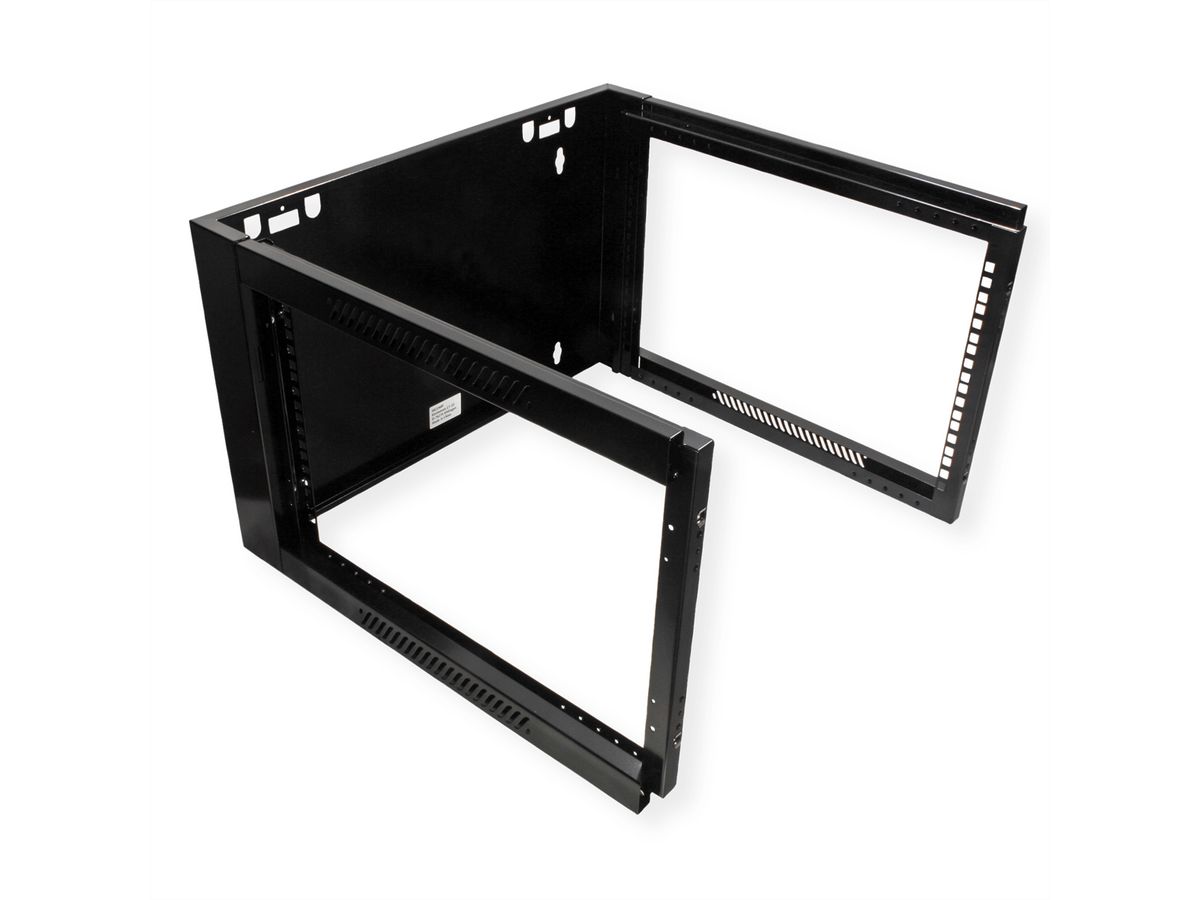 VALUE 19" Wall Mount Rack 6U, 368 x 570 x 600mm (HxWxD), black