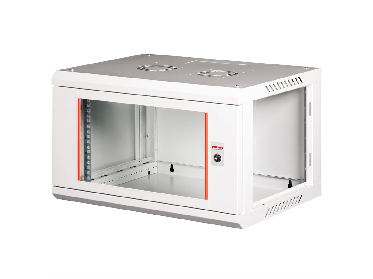 ROLINE 19" Wall Cabinet Basic Plus 6U, 600x450 BxT grey
