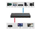 ROLINE 8K HDMI-switch, 4-voudig, met IR afstandsbediening