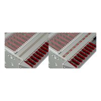 SCHROFF horizontale rail perforatie afdekstrip