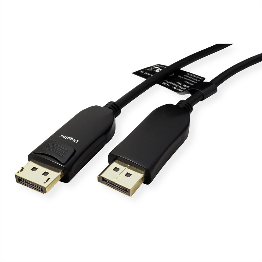 VALUE DisplayPort v1.4 Cable (AOC), M/M, 20 m