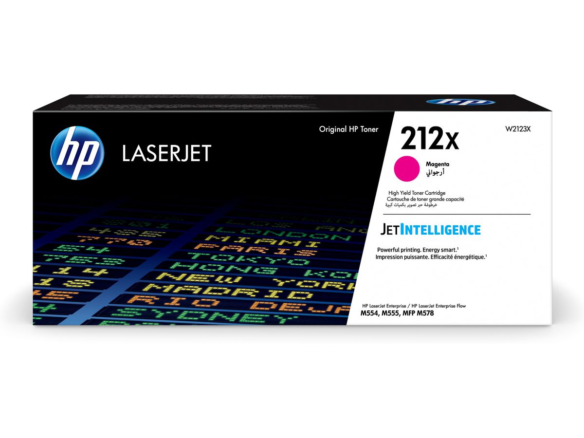 HP 212X High Yield Magenta Original LaserJet Toner Cartridge