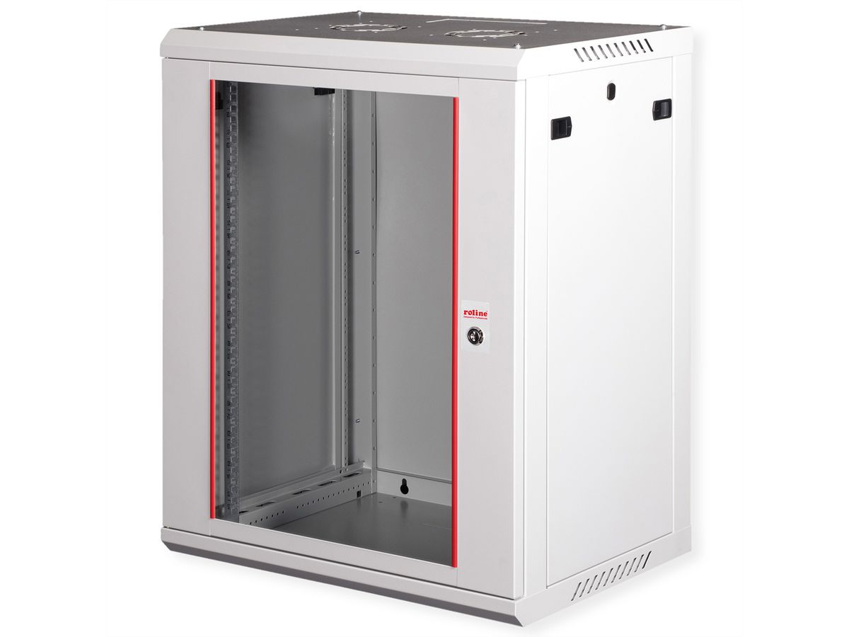 ROLINE 19-inch wandbehuizing Basic Plus 15U, 600x450 BxT grijs