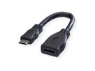 VALUE HDMI High Speed Cable + Ethernet, A - C, F/M, 0.15 m