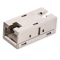 ROLINE RJ45 koppelstuk, afgeschermd, Cat.6A (Class EA), metalen behuizing