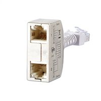 METZ CONNECT Cable Sharing Adapter pnp2, Telefoon/Ethernet, 2 St.