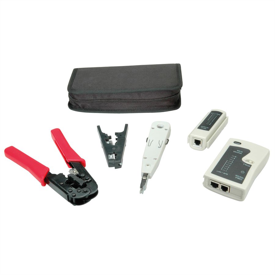 VALUE netwerktoolset, 4 stuks.