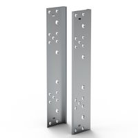 SCHROFF EuropacPRO achterhoek voor roestvast staal EMC pakking voor zijwand, 4 HE