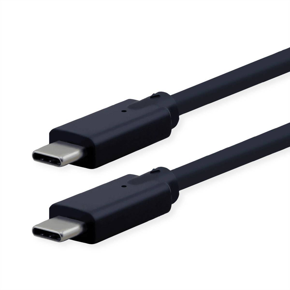 ROLINE Cable USB 3.2 Gen2 Compatible, C-C, M/M, 4K UHD-1, 10Gbit/s, Emark, 100W, black, 3 m