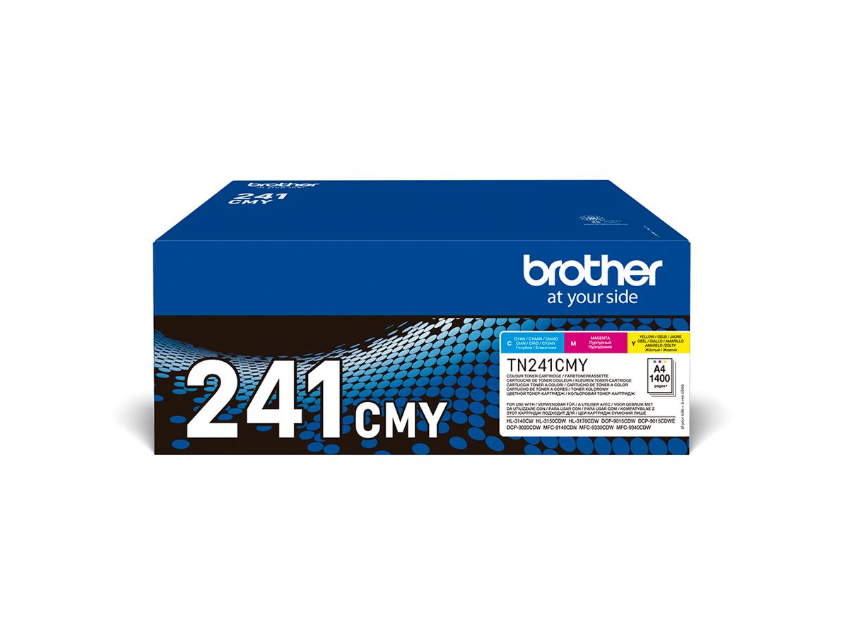 Brother TN-241CMY toner cartridge 3 pc(s) Original Cyan, Magenta, Yellow