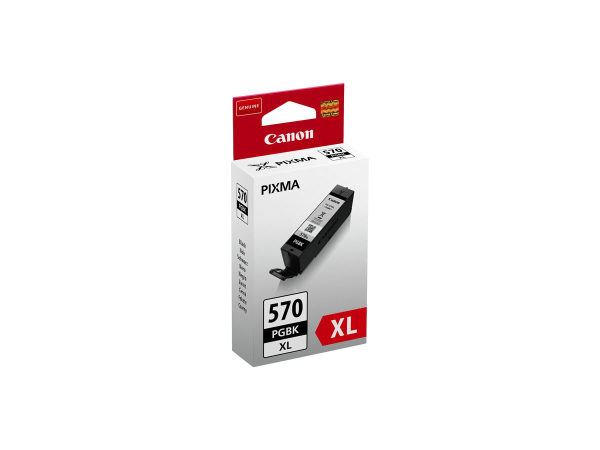 PGI-570XL PGBK, inkttank gepigmenteerd zwart, ca. 500 pagina's voor PIXMA MG5750