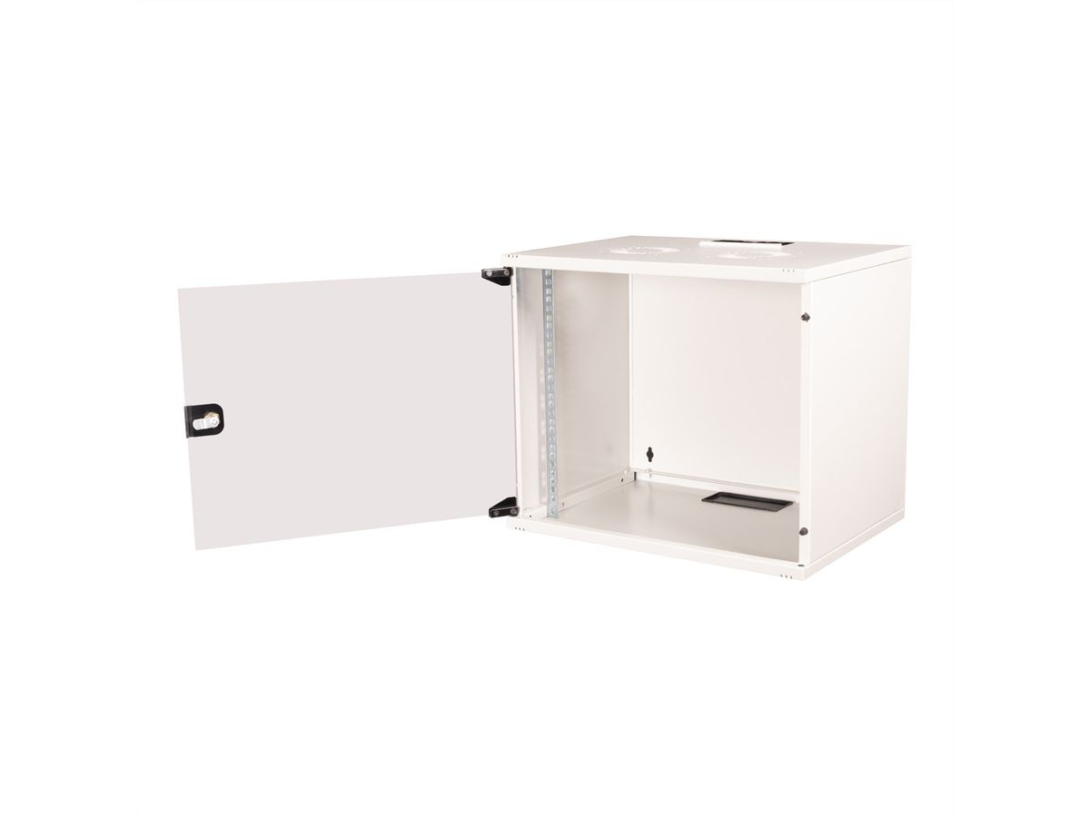 ROLINE 19-inch wandbehuizing Basic 9 U, 540x400 BxD Bouwpakket grijs