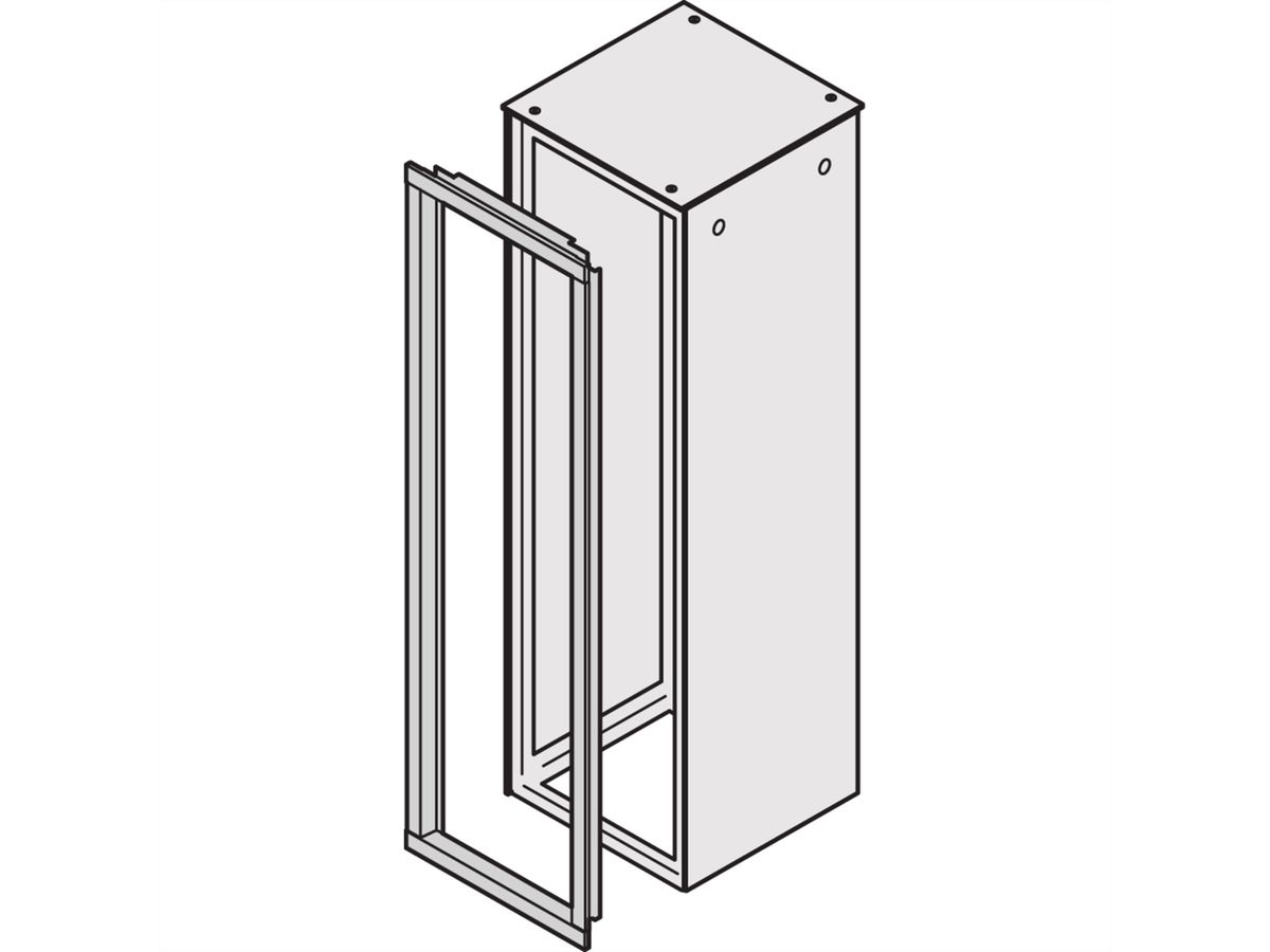 SCHROFF Varistar Deco Cabinet Frame, RAL 7021, 2000H 600W