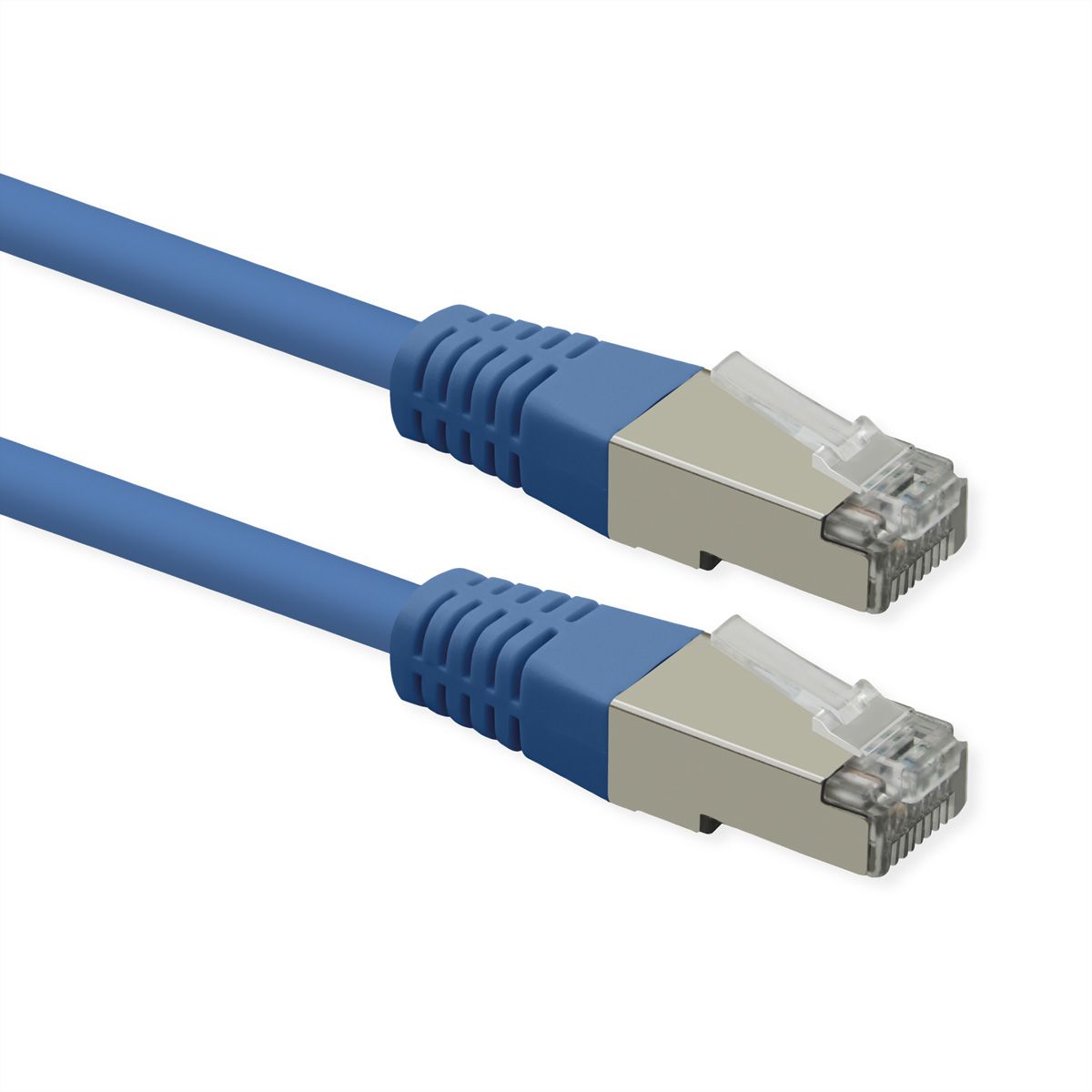 ROLINE patchkabel Cat.6 (klasse E), PoE, S/FTP (PiMF), blauw, 7 m