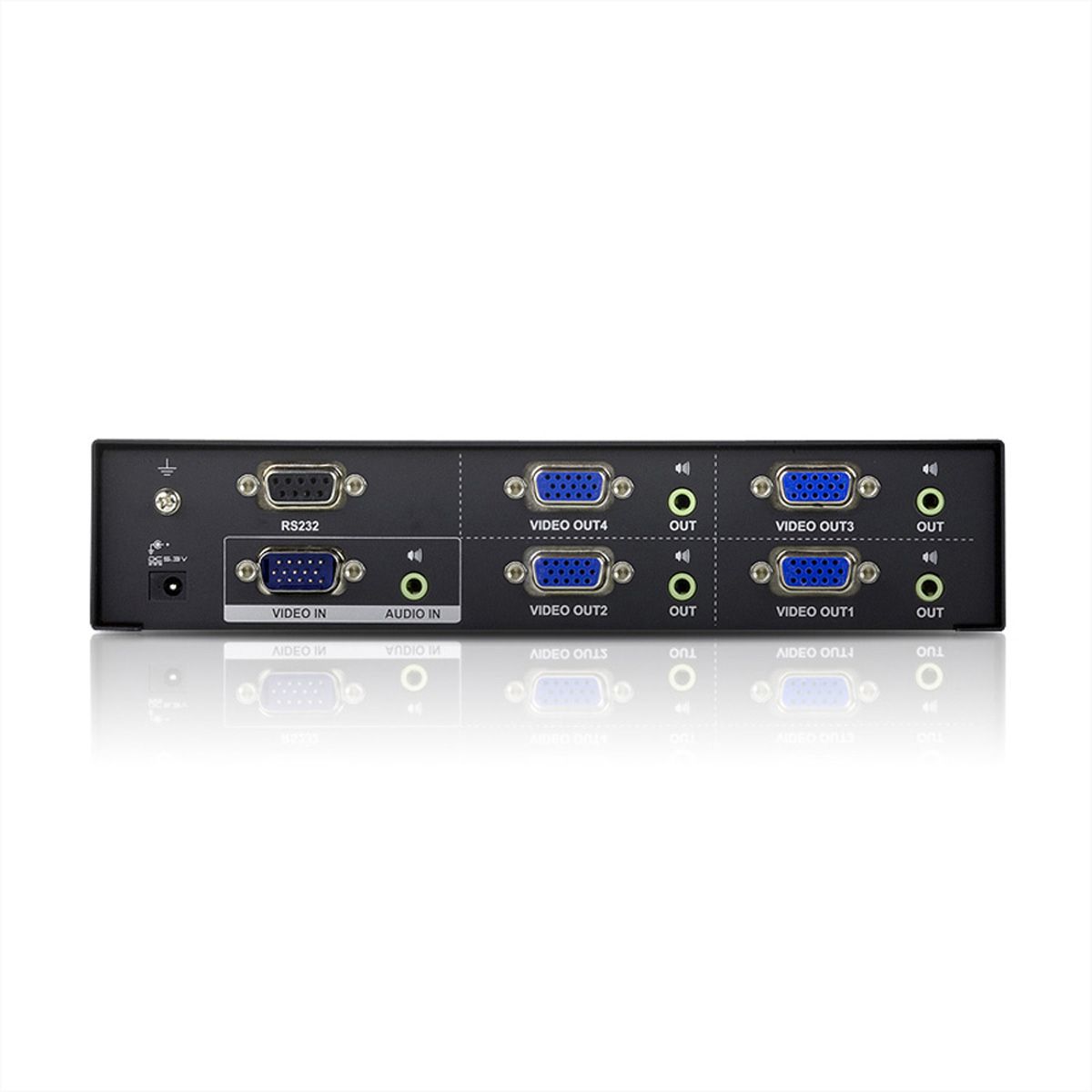 ATEN VS0104 VGA Video Splitter, 450MHz, Audio, RS232, 4-voudig