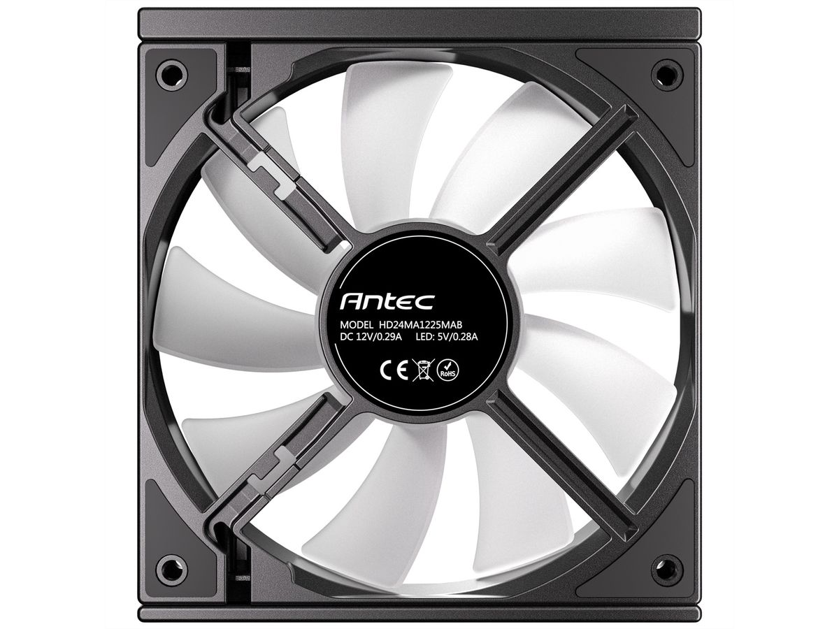 ANTEC C120 ARGB Fan PC Case Fan 120mm 3-In-1-Pack, black