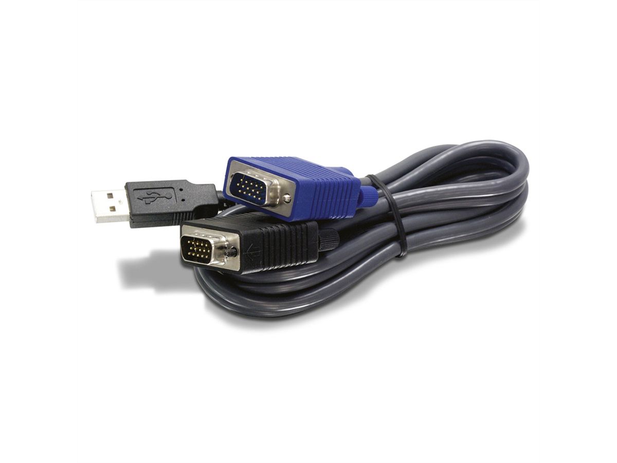 TRENDnet TK-CU10 KVM Kabel 10ft USB/VGA