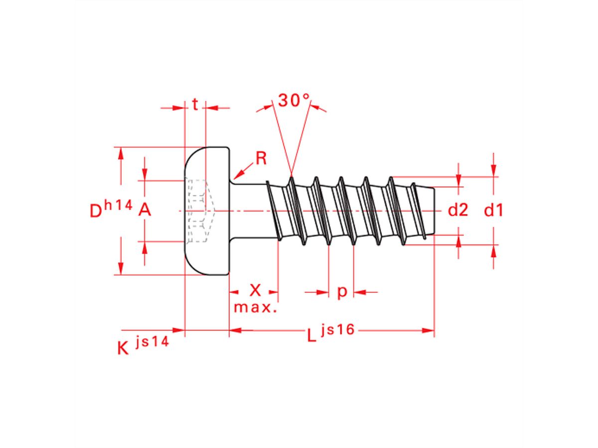 BACHMANN Torx T6 schroeven voor Custom modules     , 10 stuks