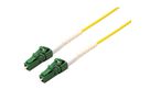 ROLINE Fibre Optic Jumper Cable 9/125µm, OS2, LC/LC, APC, simplex, LSOH, yellow, 1 m