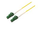 ROLINE Fibre Optic Jumper Cable 9/125µm, OS2, LC/LC, APC, simplex, LSOH, yellow, 5 m