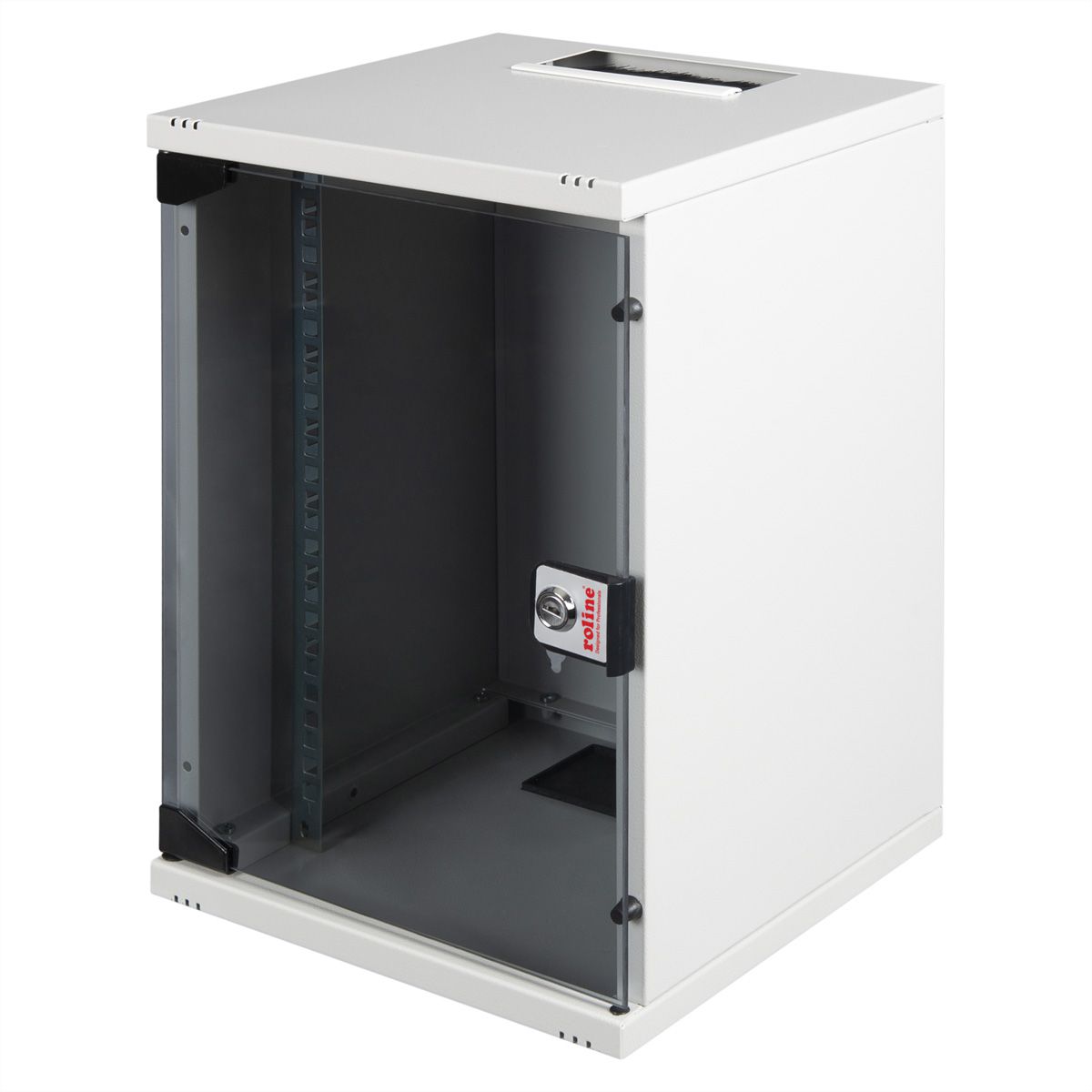 ROLINE 10-inch wandbehuizing 9 U, 312x300 BxD grijs