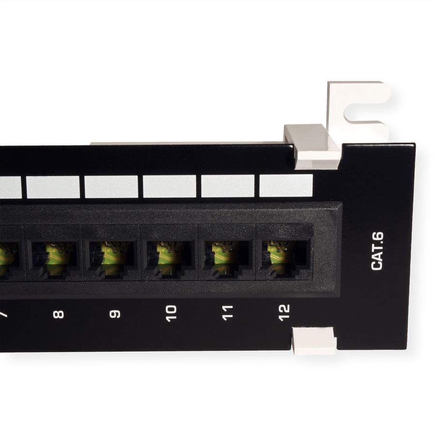 TRENDnet TC-P12C6V Patchpaneel, 12-poorts wandmontage Cat.6 niet afgeschermd