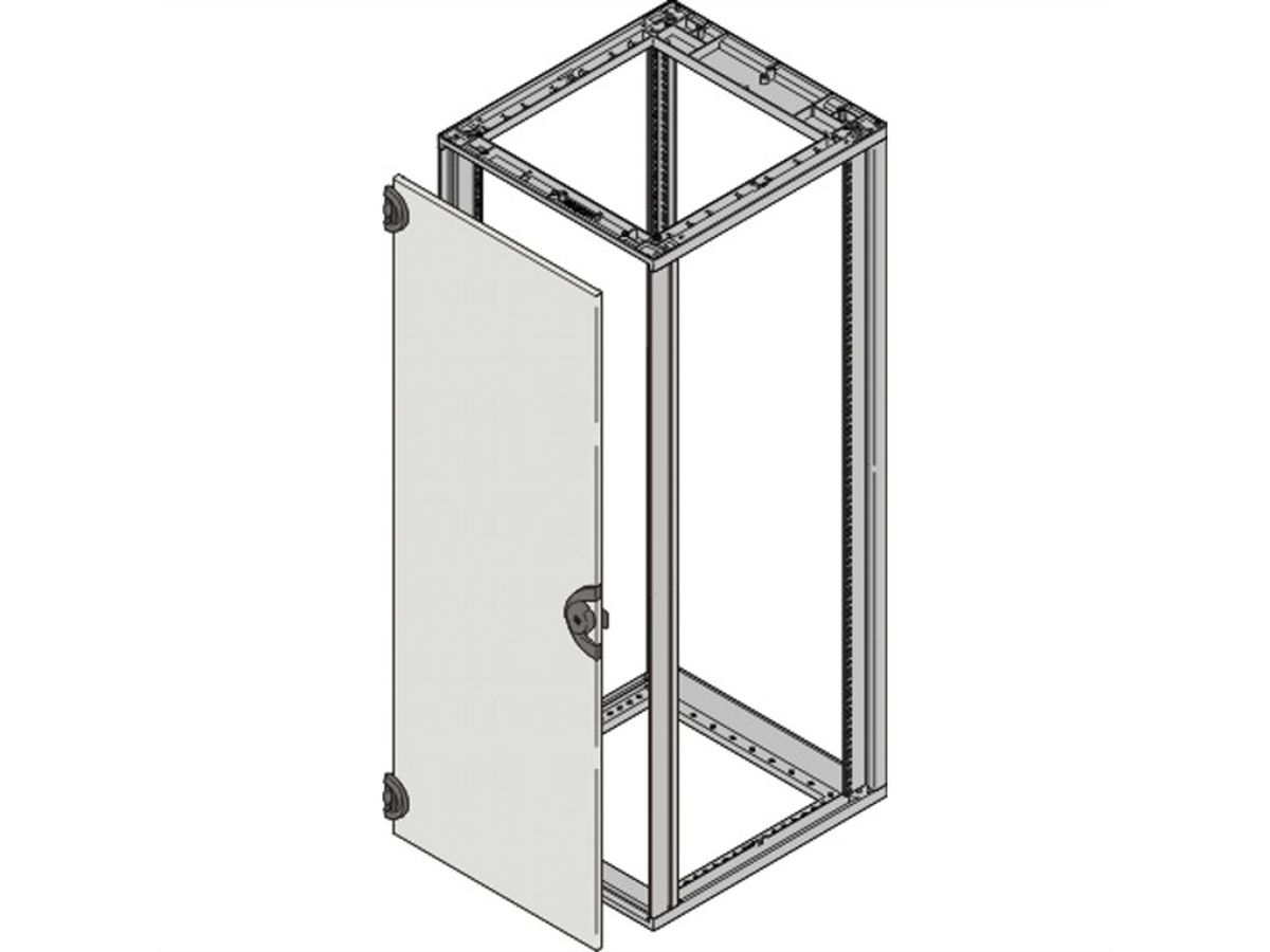 SCHROFF Novastar staal, 180° openingshoek, RAL 7035, 16 U 553W