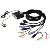 ATEN CS692 KVM switch, USB, HDMI, audio, 2 poorts