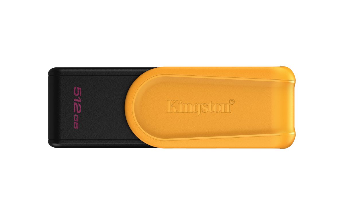 Kingston Technology DataTraveler 512GB Portable USB 3.2 Gen 1 Exodia S (Black/Yellow)