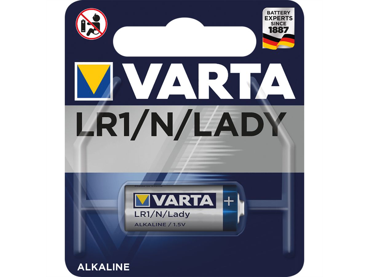 VARTA LR1, N, LADY, 1,5V, 850mAh