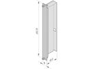 SCHROFF AdvancedTCA luchtdeflector 70 mm, met aluminium profiel, 8 HE, 6 PK