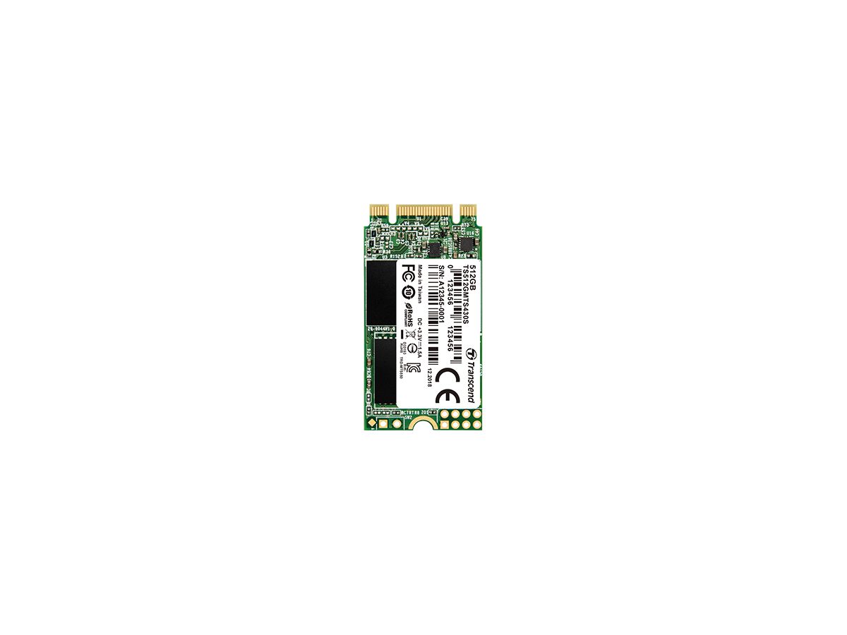 Transcend 430S M.2 512 GB SATA III 3D NAND