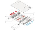 SCHROFF CPCI-systeem voor pluggable PSU, horizontaal, 1 HE, 2 sleuven