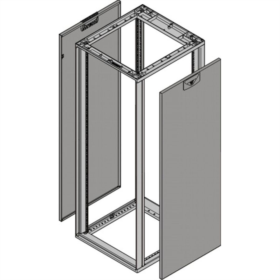 SCHROFF Novastar Side Panel for Heavy-Duty, RAL 7021, 16 U 500D