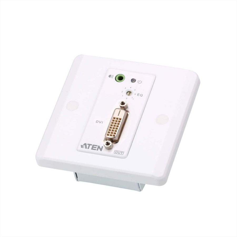 ATEN VE607 DVI/Audio  Cat5 Extender Wandplatte