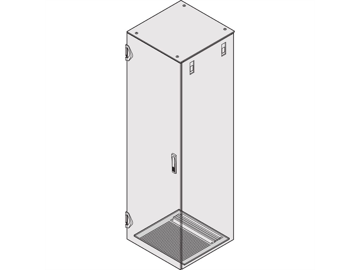 BOTTOM PLATE 600W 300D IP55 CABLE ENTRY