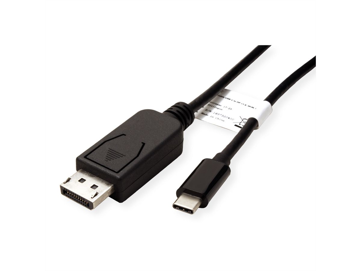 STANDARD Type C - DisplayPort Cable, M/M, 1 m